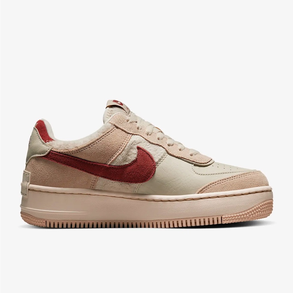 Nike Air Force 1 Shadow: Shimmer/Sanddrift/Pearl White/Mars Stone - NWOT